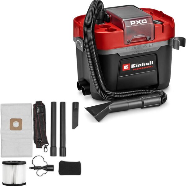Einhell Professional Akku-Nass-Trockensauger TP-VC 18/10 Li BL L-Solo
