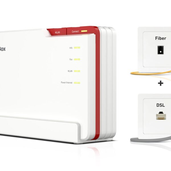 FRITZ!Box 5690 Pro – Wi-Fi 7 Triband-Router für DSL & Glasfaser, Mesh & DECTo