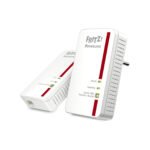 FRITZ!Powerline 1240E/1000E Set – WLAN & 1.200 MBit/s für Streaming & NASo