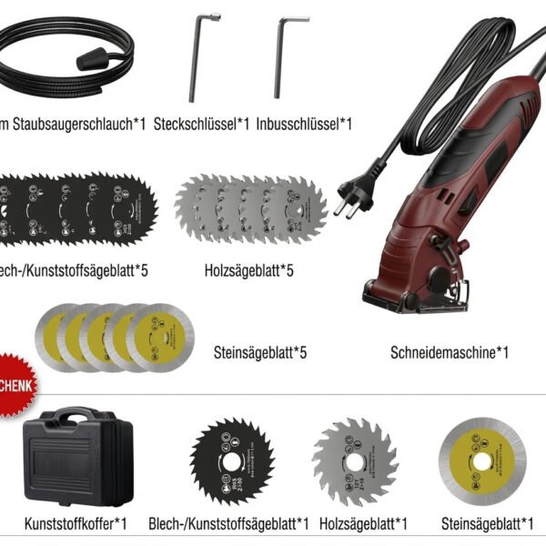 Lithium-Ionen-Kettensäge, multifunktionale Kreissäge