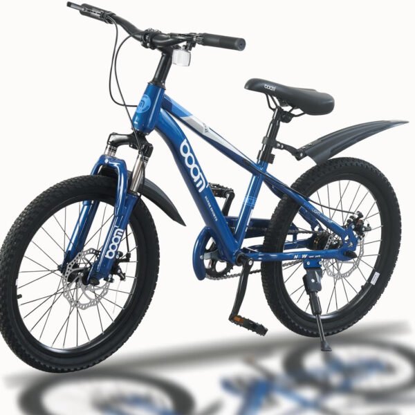Kinderfahrrad Mountainbike für Jungen Mädchen 5-14 Jahre, 18/20/22 Zoll, Stoßdämpfer, Doppelscheibenbremse, Schlammbrett