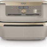 Ninja Foodi FlexDrawer Heißluftfritteuse, Dual Zone, Stone Gold AF500EUSD
