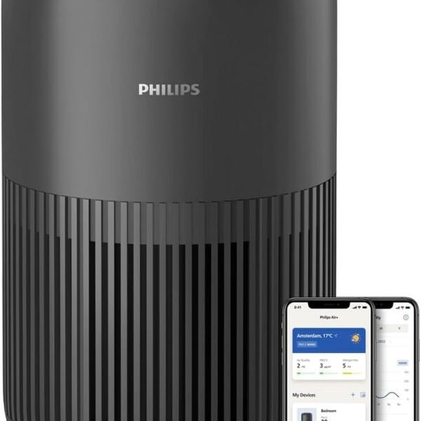 Philips Luftreiniger 900 Serie mit App, Schwarz, für Räume bis 65 m²
