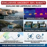 Drohne mit Kamera 4K GPS & Wärmebildkamera – Profi Wärmebild Drohne für Jagd, Sicherheit & Industrie